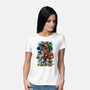 Nostalgic Heroes-Womens-Basic-Tee-Conjura Geek