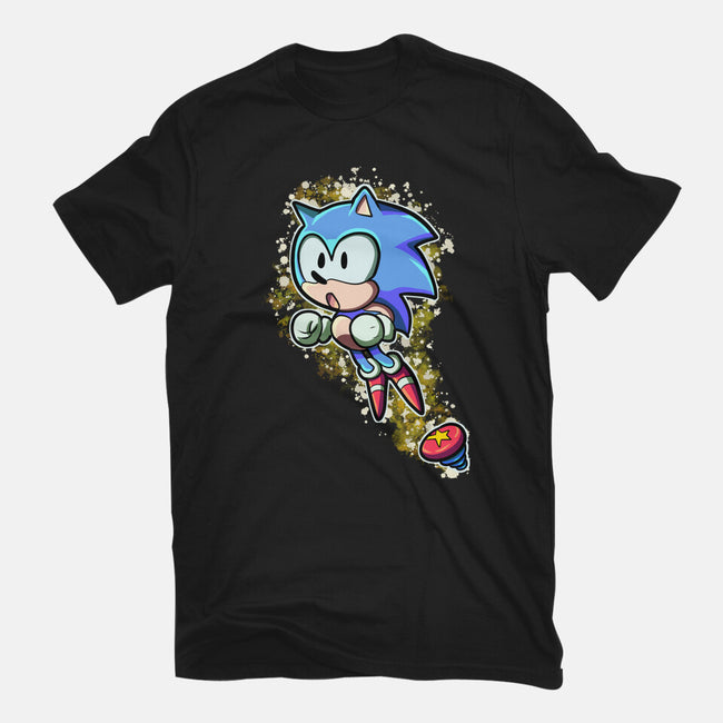 Speed Jump-Womens-Fitted-Tee-nickzzarto