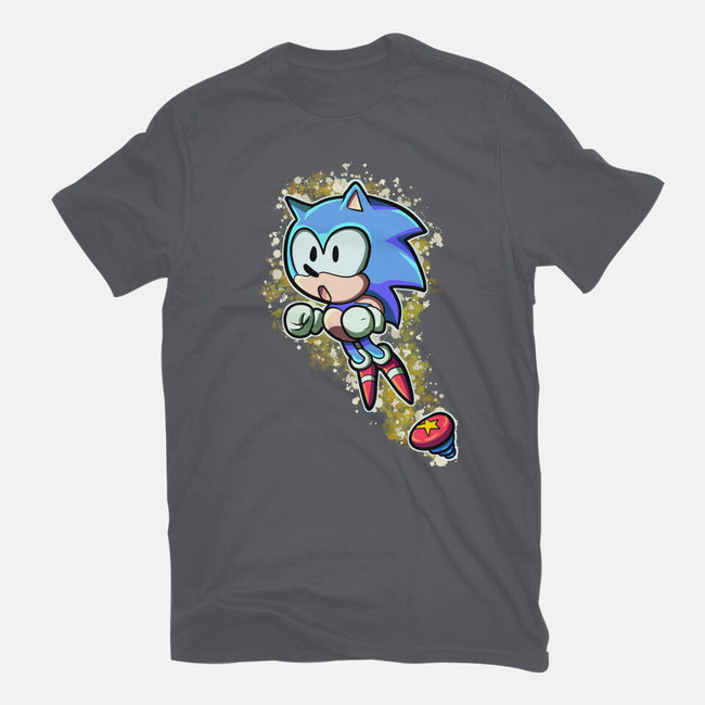 Speed Jump-Womens-Fitted-Tee-nickzzarto