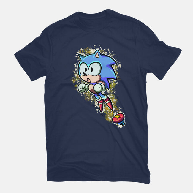 Speed Jump-Womens-Fitted-Tee-nickzzarto