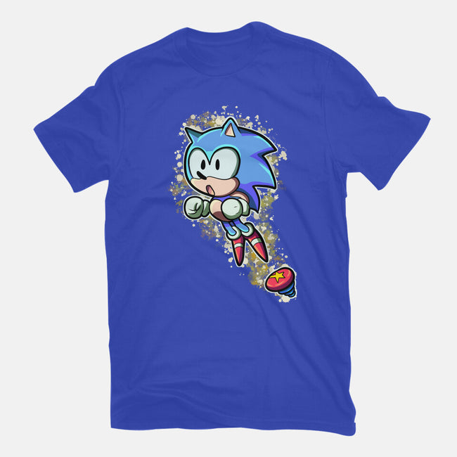 Speed Jump-Womens-Fitted-Tee-nickzzarto