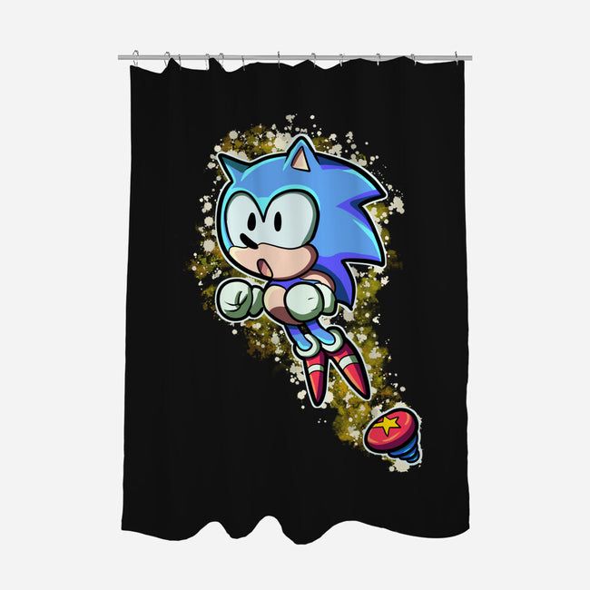 Speed Jump-None-Polyester-Shower Curtain-nickzzarto