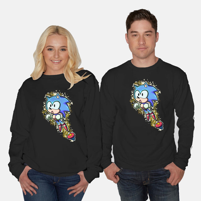 Speed Jump-Unisex-Crew Neck-Sweatshirt-nickzzarto
