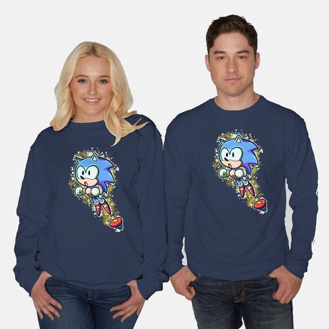 Speed Jump-Unisex-Crew Neck-Sweatshirt-nickzzarto