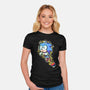 Speed Jump-Womens-Fitted-Tee-nickzzarto