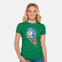 Speed Jump-Womens-Fitted-Tee-nickzzarto