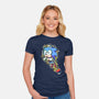 Speed Jump-Womens-Fitted-Tee-nickzzarto