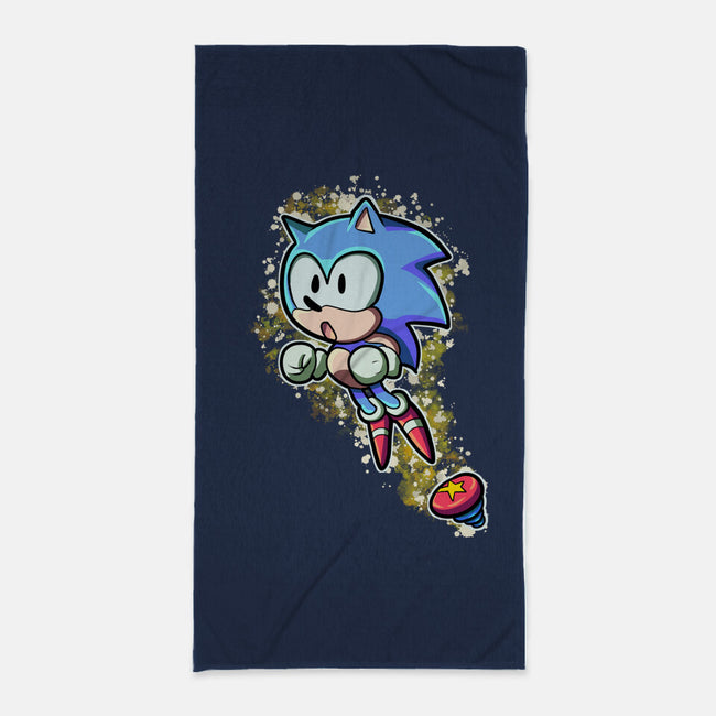 Speed Jump-None-Beach-Towel-nickzzarto