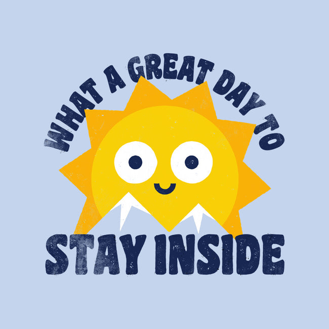 Great Day To Stay Inside-Unisex-Crew Neck-Sweatshirt-zawitees