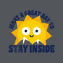 Great Day To Stay Inside-Unisex-Crew Neck-Sweatshirt-zawitees
