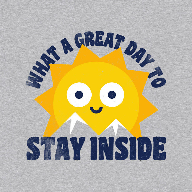 Great Day To Stay Inside-Womens-Fitted-Tee-zawitees