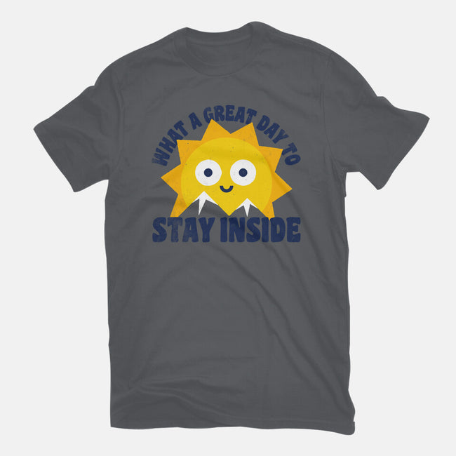 Great Day To Stay Inside-Mens-Heavyweight-Tee-zawitees