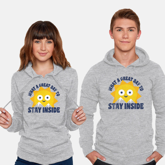 Great Day To Stay Inside-Unisex-Pullover-Sweatshirt-zawitees