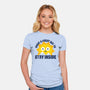 Great Day To Stay Inside-Womens-Fitted-Tee-zawitees