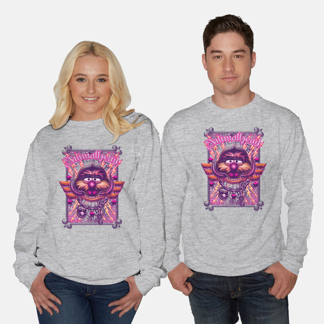 Animal Head-Unisex-Crew Neck-Sweatshirt-Samuel