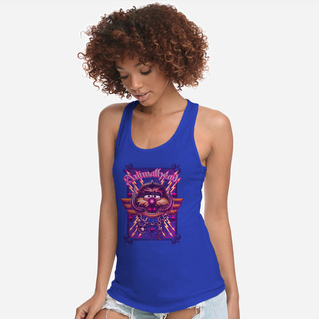 Animal Head-Womens-Racerback-Tank-Samuel