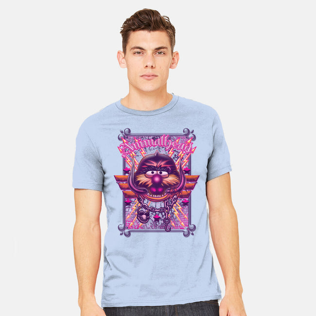 Animal Head-Mens-Heavyweight-Tee-Samuel