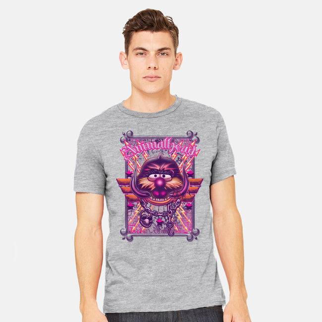 Animal Head-Mens-Heavyweight-Tee-Samuel