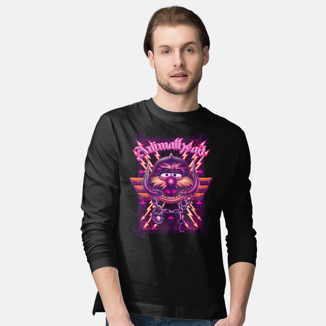 Animal Head-Mens-Long Sleeved-Tee-Samuel