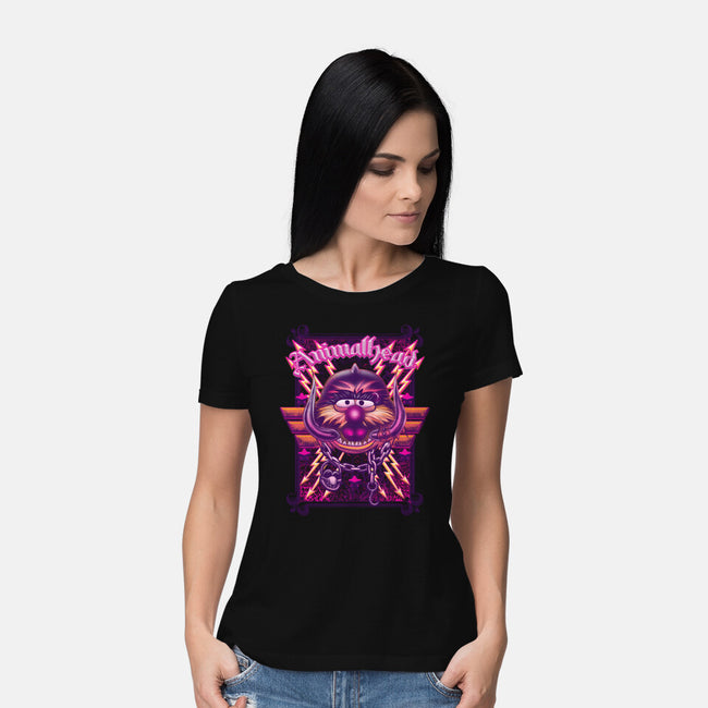 Animal Head-Womens-Basic-Tee-Samuel