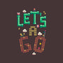 Mario Let's A Go-None-Glossy-Sticker-Geekydog