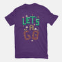 Mario Let's A Go-Womens-Basic-Tee-Geekydog