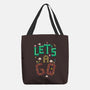 Mario Let's A Go-None-Basic Tote-Bag-Geekydog