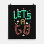 Mario Let's A Go-None-Matte-Poster-Geekydog