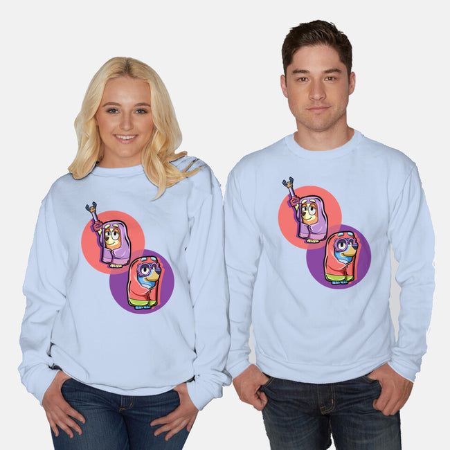 Granny Game-Unisex-Crew Neck-Sweatshirt-nickzzarto