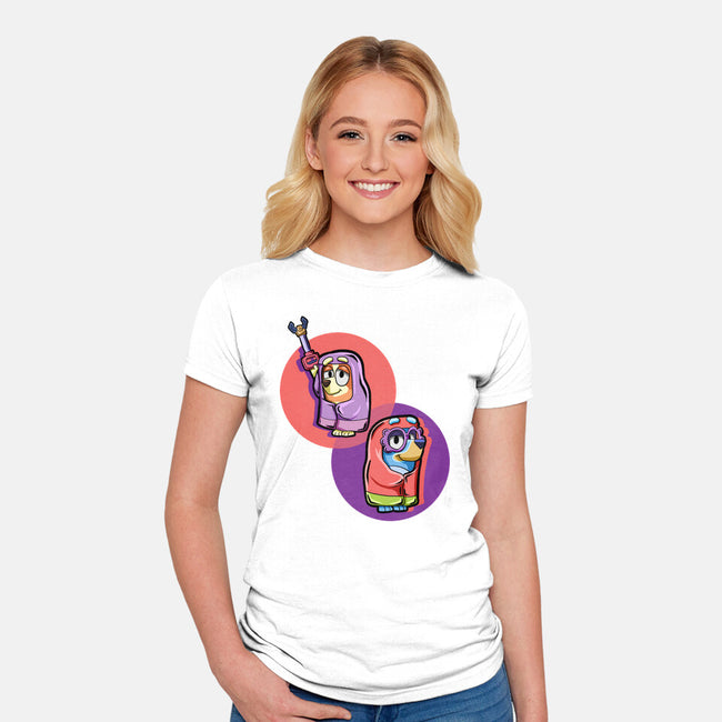 Granny Game-Womens-Fitted-Tee-nickzzarto