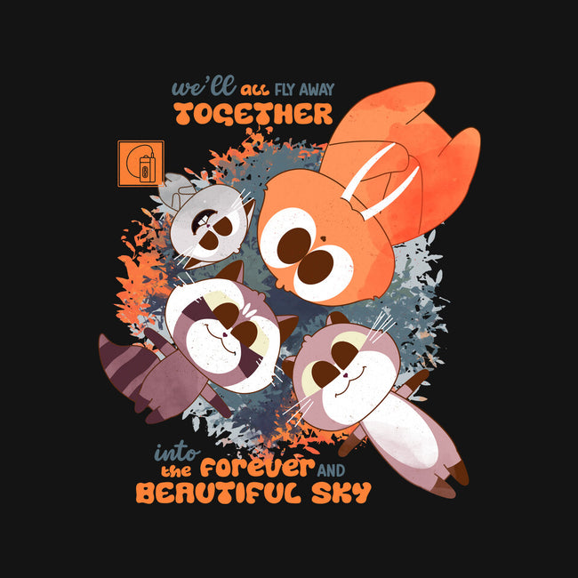 Forever And Beautiful Sky-Unisex-Pullover-Sweatshirt-Moon Crew