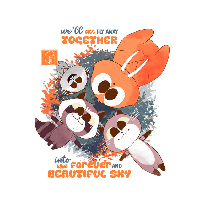 Forever And Beautiful Sky-Unisex-Pullover-Sweatshirt-Moon Crew