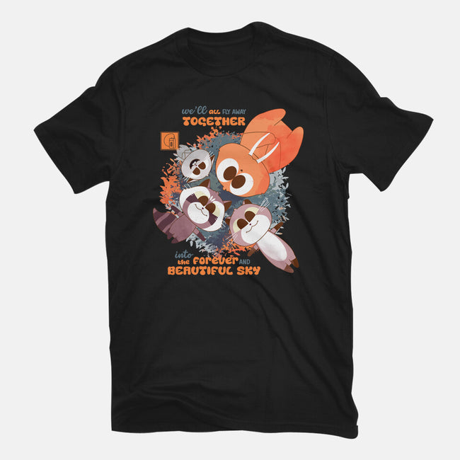 Forever And Beautiful Sky-Mens-Premium-Tee-Moon Crew