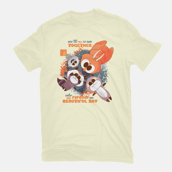 Forever And Beautiful Sky-Mens-Premium-Tee-Moon Crew