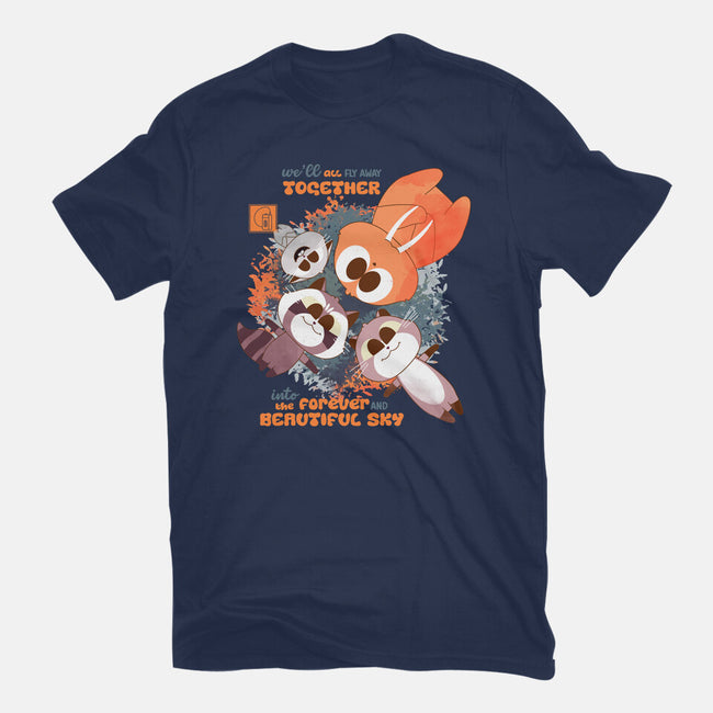Forever And Beautiful Sky-Mens-Premium-Tee-Moon Crew