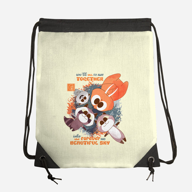 Forever And Beautiful Sky-None-Drawstring-Bag-Moon Crew