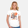 Forever And Beautiful Sky-Womens-Fitted-Tee-Moon Crew