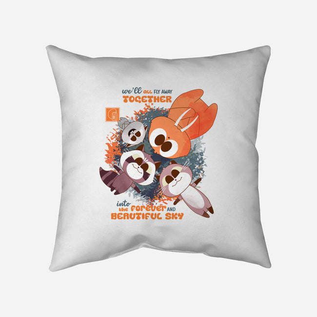 Forever And Beautiful Sky-None-Removable Cover w Insert-Throw Pillow-Moon Crew