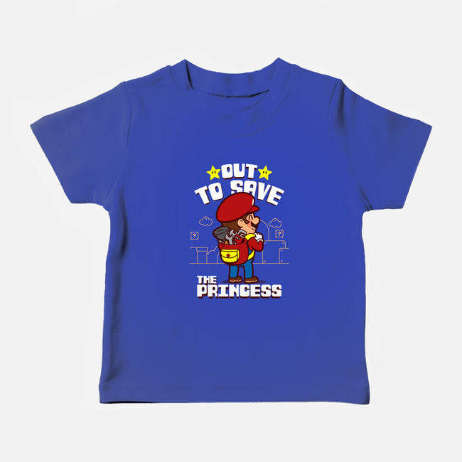 Out To Save The Princess-Baby-Basic-Tee-Boggs Nicolas