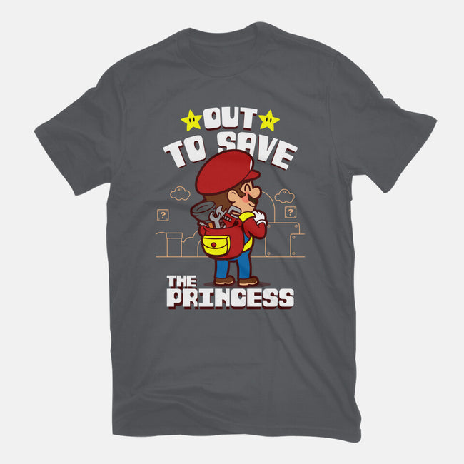 Out To Save The Princess-Womens-Basic-Tee-Boggs Nicolas
