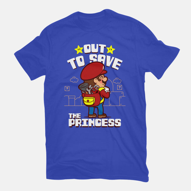 Out To Save The Princess-Unisex-Basic-Tee-Boggs Nicolas