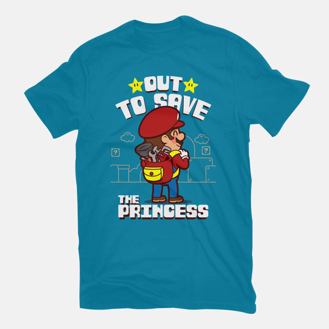 Out To Save The Princess-Womens-Basic-Tee-Boggs Nicolas