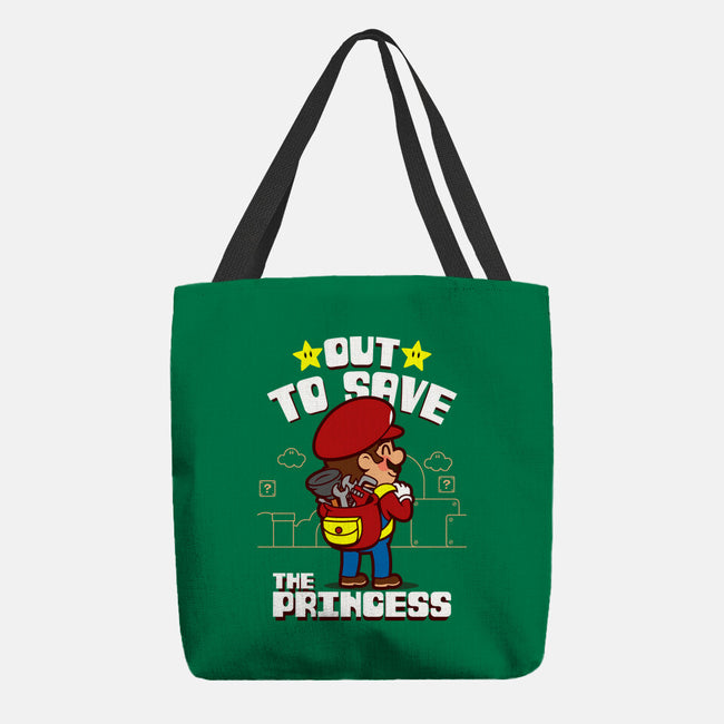 Out To Save The Princess-None-Basic Tote-Bag-Boggs Nicolas