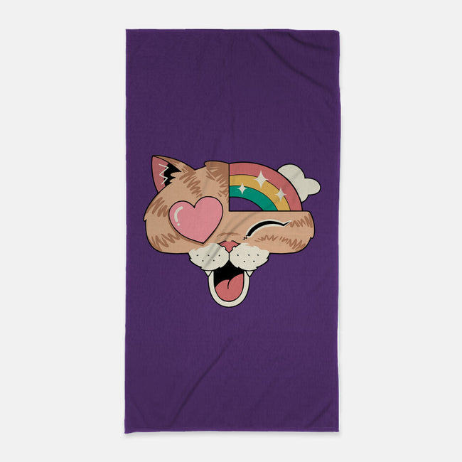 Whimsical Whiskers-None-Beach-Towel-vp021