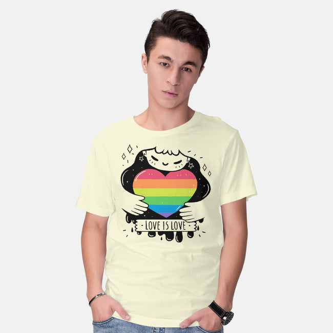 Love And Pride-Mens-Basic-Tee-xMorfina