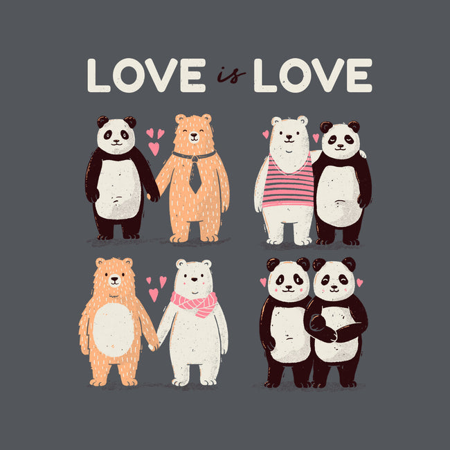 Bear Love Is Love-Womens-Basic-Tee-tobefonseca