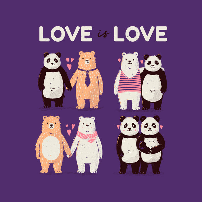 Bear Love Is Love-Womens-Basic-Tee-tobefonseca
