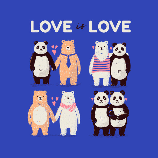 Bear Love Is Love-Womens-Basic-Tee-tobefonseca