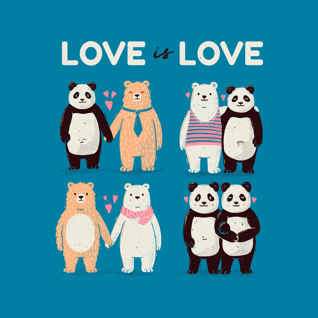 Bear Love Is Love-Unisex-Basic-Tee-tobefonseca