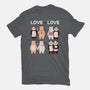 Bear Love Is Love-Womens-Basic-Tee-tobefonseca